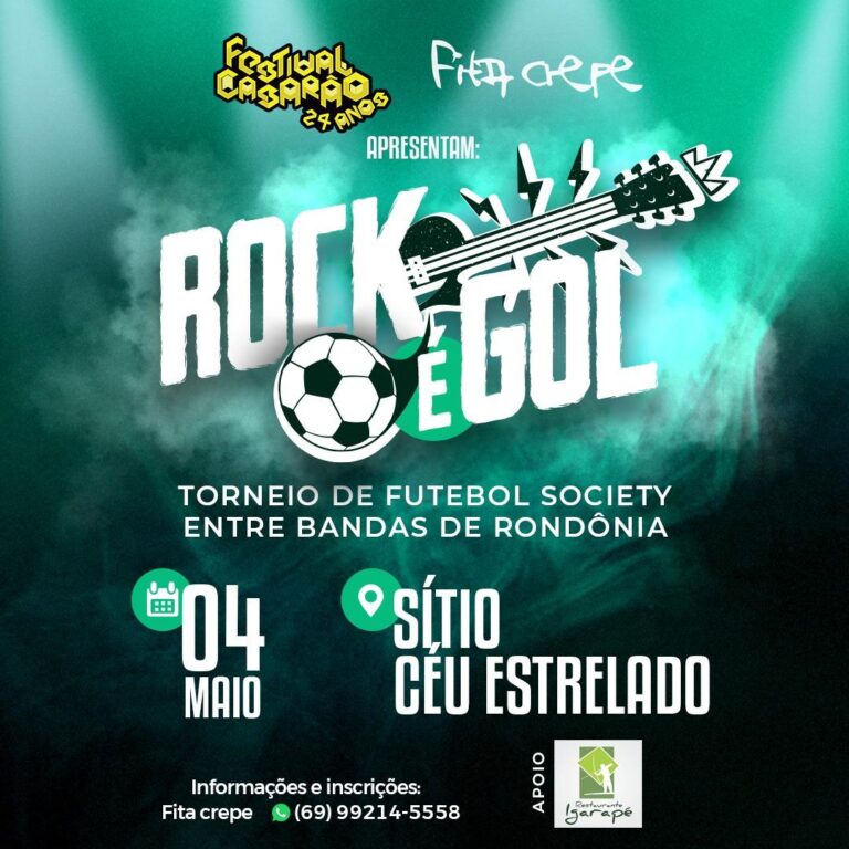 Evento ROCK É GOL em Porto Velho